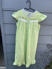 Anthony Richards Nightgown Muumuu Mumu Sz Medium Embroidered Floral Lace Trim