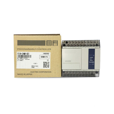 Mitsubishi MELSEC PLC FX1N-24MR-001 FX1N24MR001 Original New in Box Ship