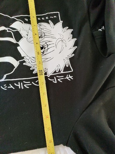 Killua Zoldyck Anime Manga Hoodie Black Women's M Hunter V Hunter