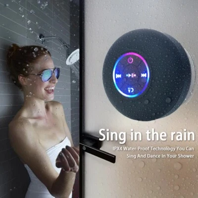 Haut-Parleur Bluetooth Portable sans Fil, haut-parleur Etanche LED, Extérieur - Photo 1/4