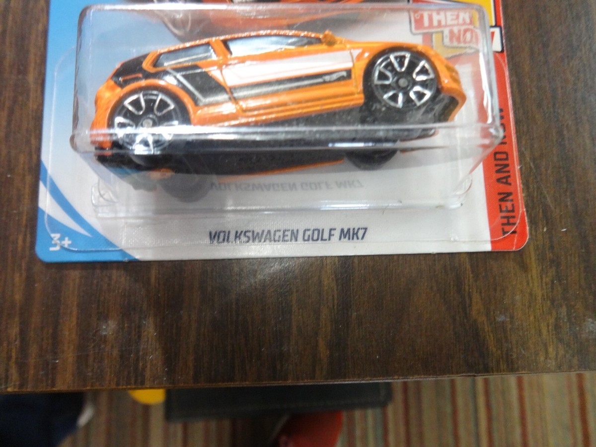Hot Wheels VOLKSWAGEN Golf Mk7 Then and Now 10/10 Orange 50th