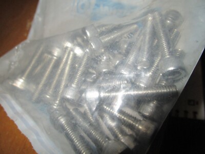 (50) M6-1.0 x 30mm ISO 4762 DIN 912 Hex Grade A2-70 Stainless Socket Set Screws
