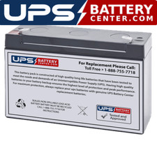 BB BP12-6 6V 12Ah F2 Replacement Battery