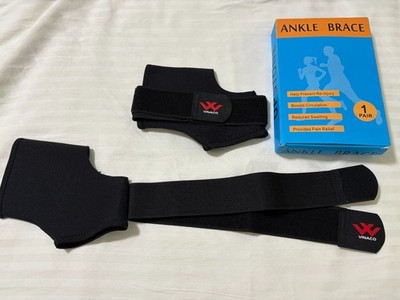 New - Vinaco  2  Adjustable Ankle Brace - Provide Pain Relief - Reduces Swelling