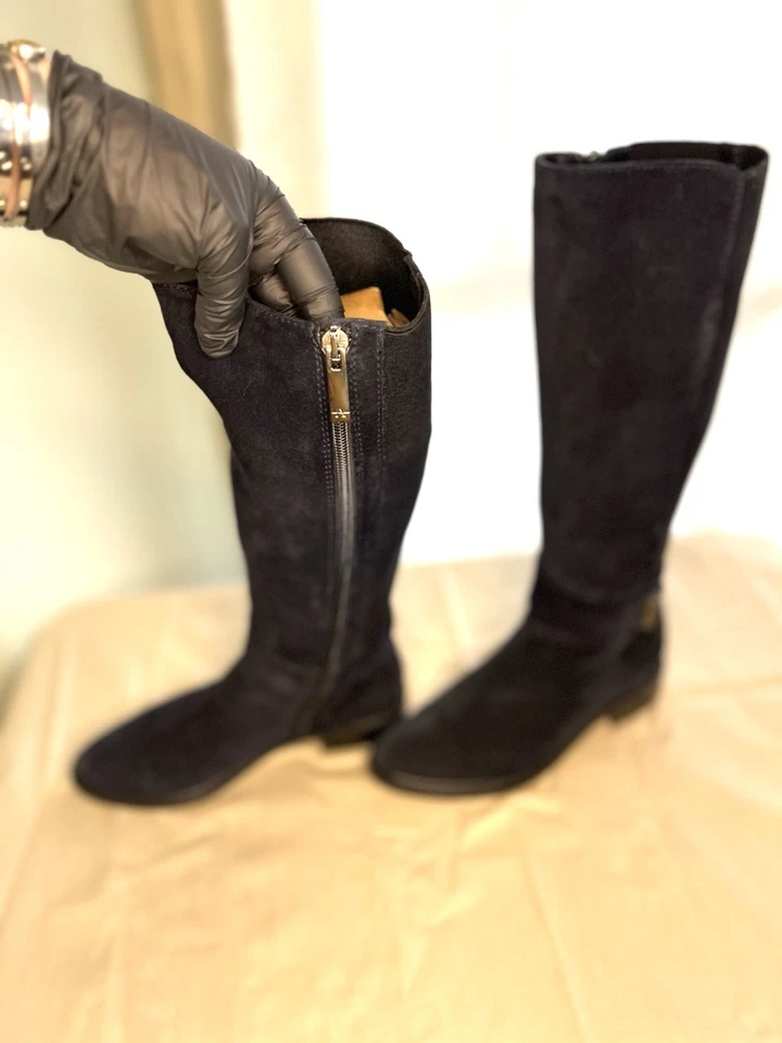 Aquatalia Giada suede knee-high riding boot - Image 4 of 4