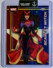 2026 Topps Chrome Marvel Scarlet Witch #145 Captain America's Star Refractor /41