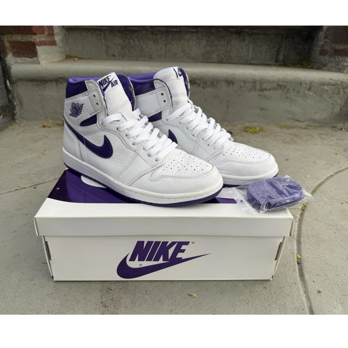 Jordan 1 OG High Court Purple W for sale | eBay