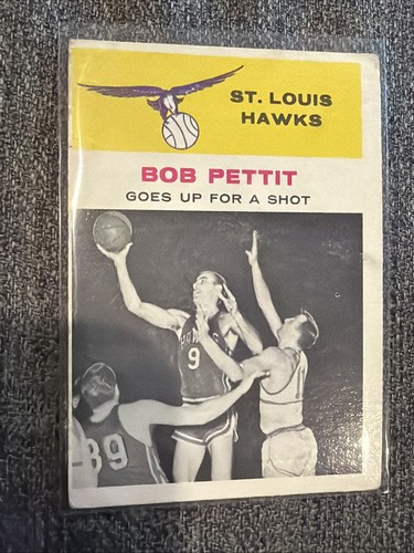 Bob Pettit #59 1961 Fleer card