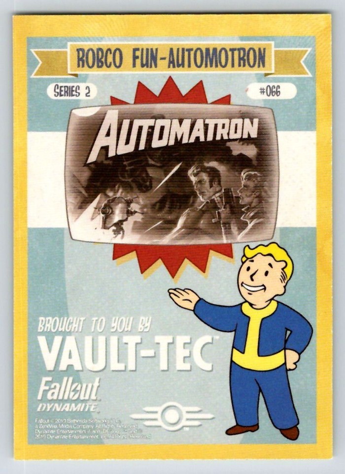 2019 Dynamite Fallout Series 2 - #066 Robco Fun Automotron Holofoil | eBay