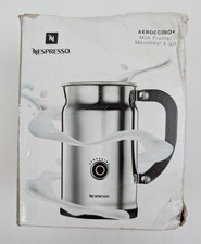 Nespresso Aeroccino Plus Electric Milk Frother 3192 Stainless Steel Hot Cold