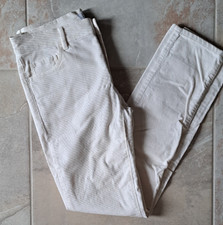 LOFT Ann Taylor Size 26/2 Modern Skinny Cream Corduroy Ribbed Pants Stretch