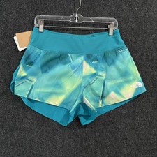 The North Face Sunrise Shorts Women's Medium Galactic Blue 3" Lightrange Lined