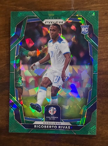 2024 Panini Prizm CONMEBOL Copa America Green Ice #190 Rigoberto Rivas