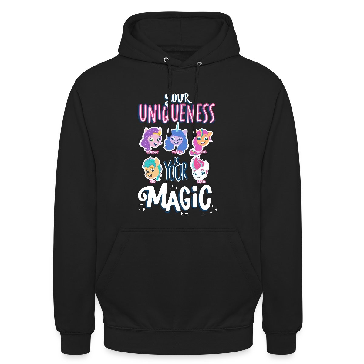 Felpa con cappuccio unisex My Little Pony Your Uniquenes Is Your Magic