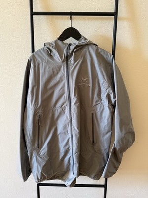 Arc teryx Men s Gore-Tex Rain Shell Jacket XL Gray Hooded Waterproof