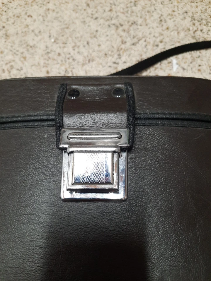 Bolsa de transporte vintage para cámara Nikon estuche película hecha en Japón años 80 fotografía marrón Foto 3 de 4