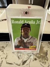 2019 Topps Archives - 1958 Design Ronald Acuña Jr. #100 Holding Bat