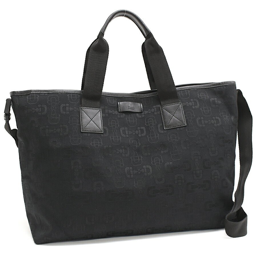 GUCCI 2WAY Shoulder Bag 240058 Horsebit Canvas Black Japan C-250919-5 thumbnail 19