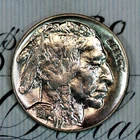 * 1934-P * SOLID+ GEM BU MS BUFFALO NICKEL * FROM ORIGINAL COLLECTION