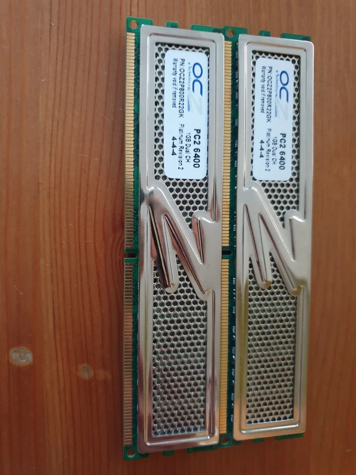 OCZ OCZ2G800R22GK (2 GB, PC2-6400 (DDR2-800), DDR2 RAM, 800 MHz, DIMM... - Image 2 of 2