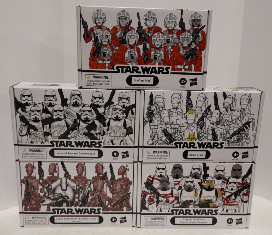 Star Wars Vintage Collection Army Builder 4 Packs Action Figures Droids 3.75"