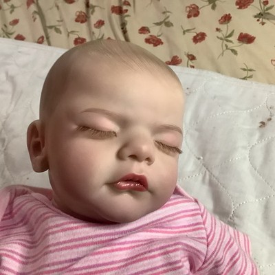 REBORN BABY DOLL- 18  VINYL EXTREMELY REALISTIC NEW BORN BABY 