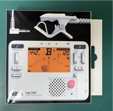 Korg TM-70 Handheld Tuner with LCD Display, Built-In Metronome, Notes From C1-C8