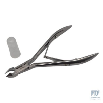 TWEEZERMAN Nagelhautzange (Saubere Entfernung von Nagelhaut an Finger und Zehen,