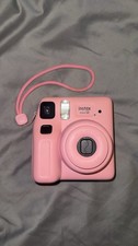 Fujifilm Instax Mini SE Instant Camera Pink Marker Smudge On Bottom