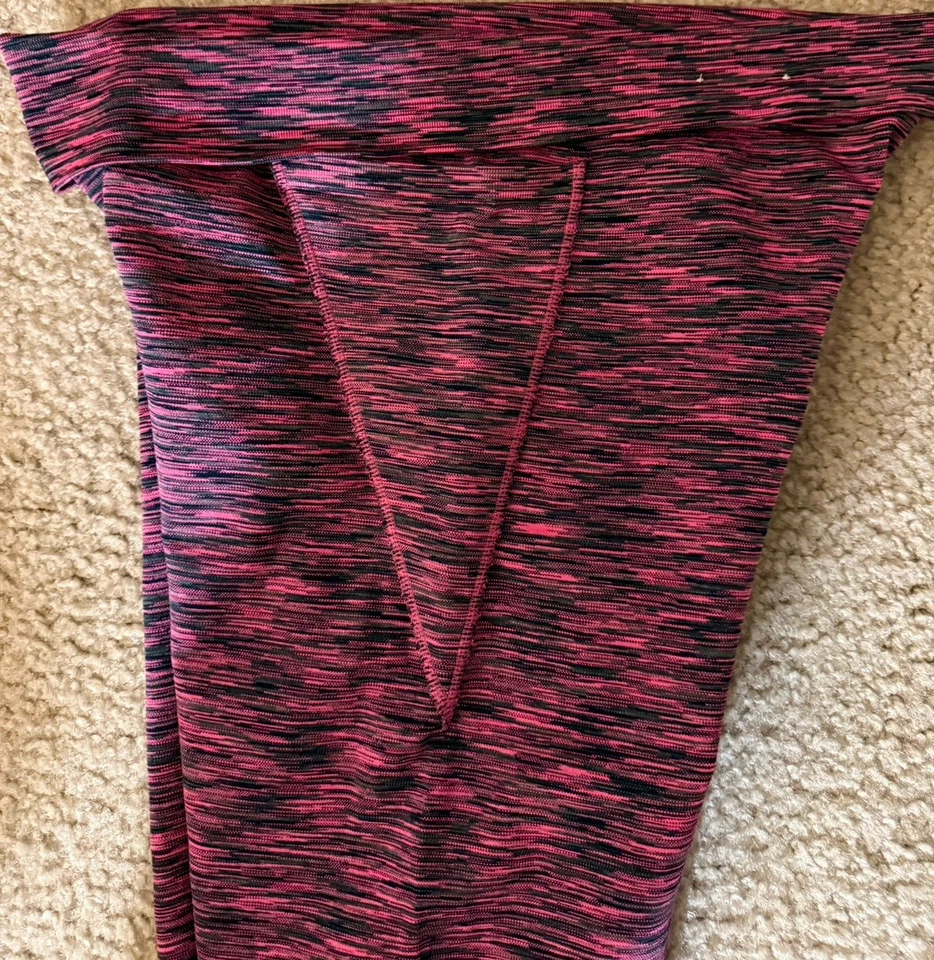 Pantalones de yoga para mujer Livi By Lane Bryant talla 14/16 cintura alta ropa activa rosa Foto 3 de 4