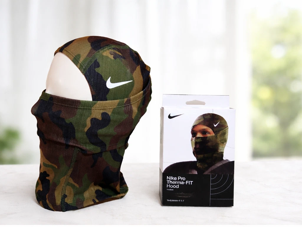 Nike Pro Hood Ski mask Camouflage Green - Free Shipping - Special Offer