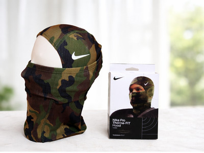 Nike Pro Hood Ski mask Camouflage Green - Free Shipping - Special