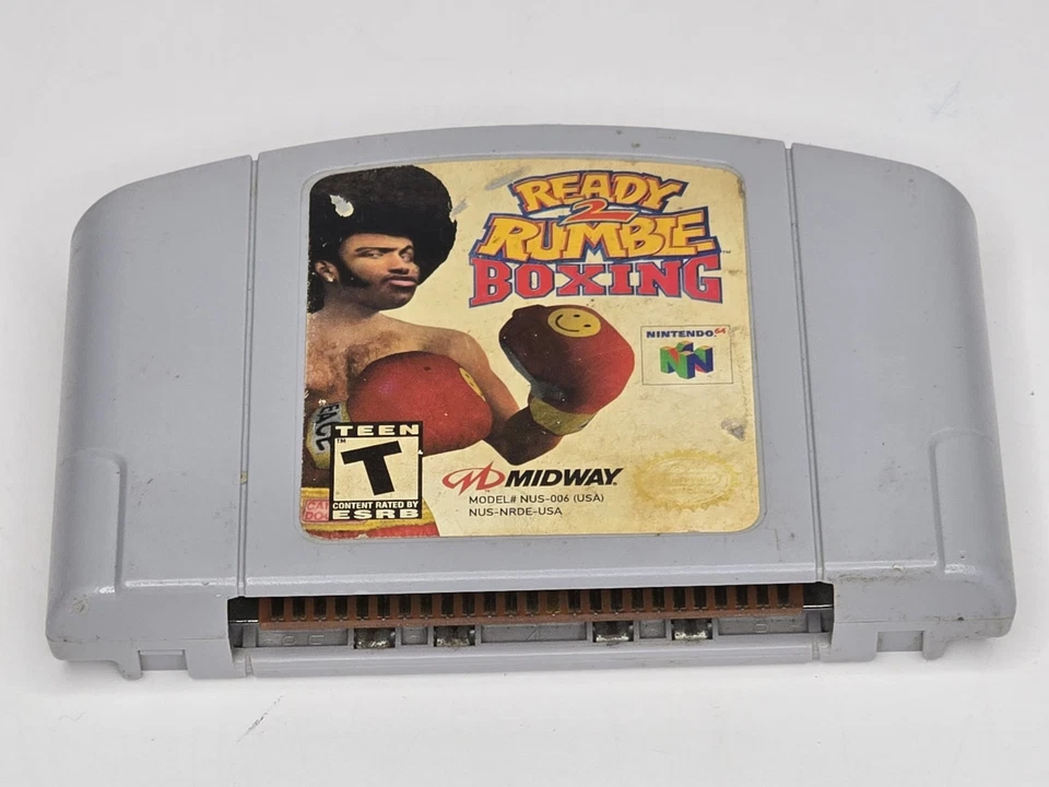Ready 2 to Rumble Boxing (Nintendo 64 N64) Authentic Cartridge TESTED - Image 2 of 3