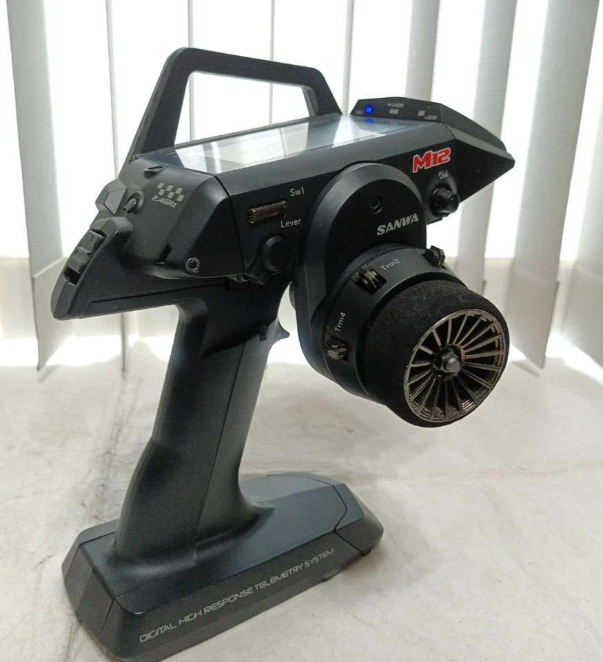 Sanwa M12 Transmitter Only 2.4GHz For Radio Controlled models  MINT Condition - Image 4 of 4
