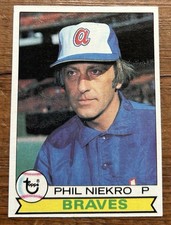 Phil Niekro 1979 Topps card #595 NM+ HOF Atlanta Braves MLB