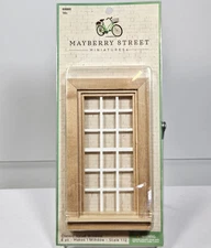 Mayberry Street Miniatures Classic Window 1:12 Scale