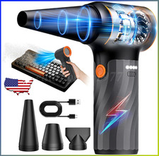 Electric Compressed Air Duster Air Blower Vacuum Cleaner 280000RPM Cleaner 2in1