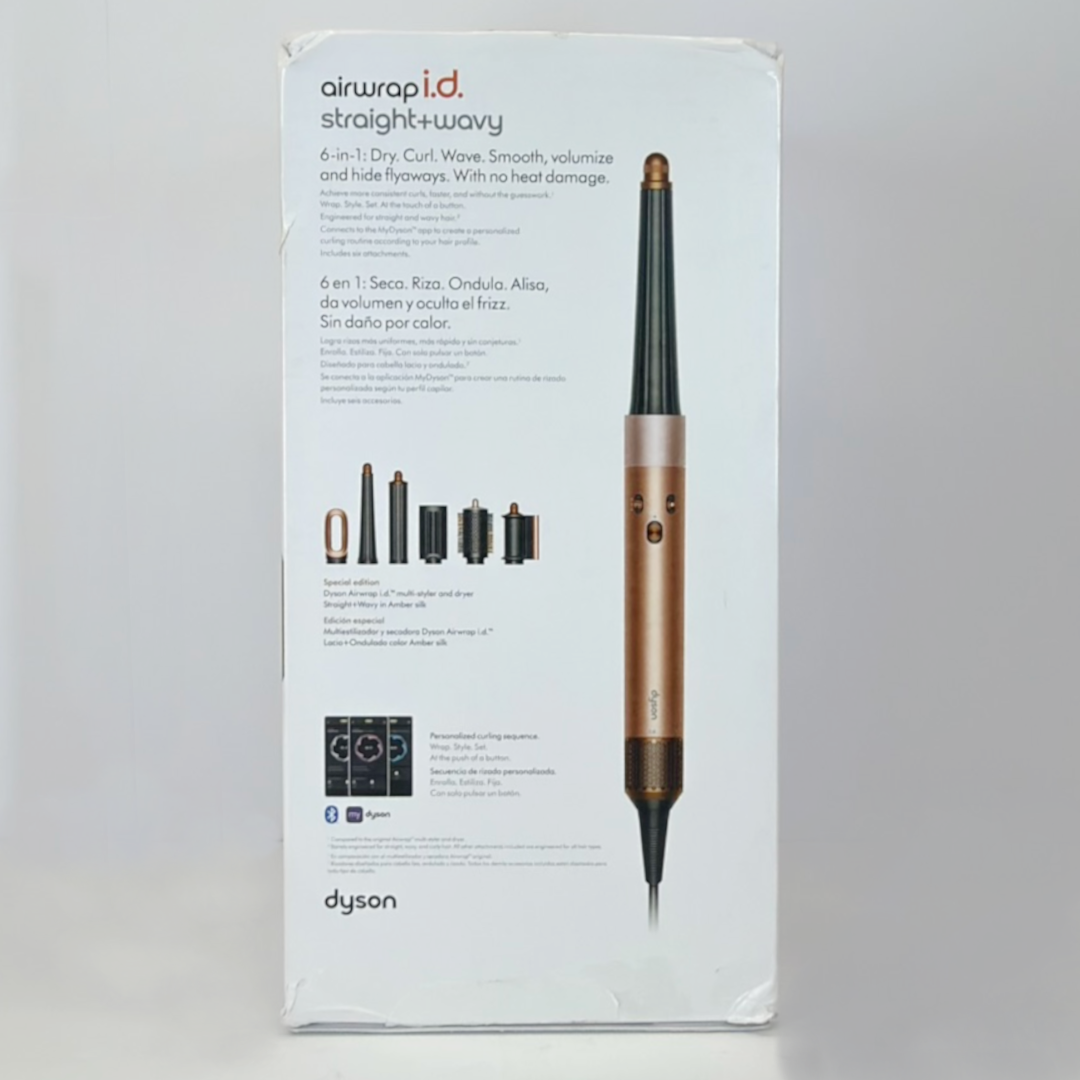Dyson Airwrap i.d. Straight Wavy Amber Silk 6-in-1 Hair Styler Set
