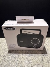 Jensen MR-550-BK Portable AM/FM Radio  Digital Audio Player, Black