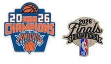 2026 NBA Champions NY Knicks 2pc set Iron On ...