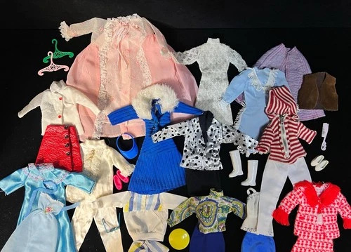 Vintage LOT Barbie & Maddie Mod, Maxi Mod Shillman Clone Clothing 1970's 1980's