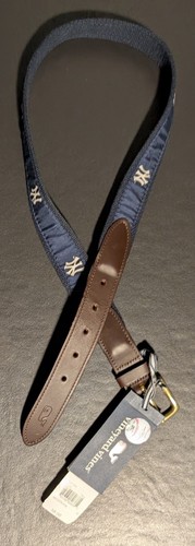 Vineyard Vines New York Yankees Canvas Gürtel Herren Größe 32 - Neu mit Etikett