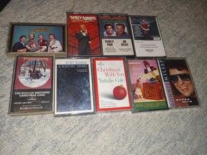 Christmas Cassette Tapes Marty Robbins Statler Brothers Ronnie Milsap 
