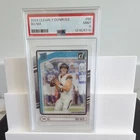2024 Panini Clearly Donruss Rated Rookie Bo Nix #56 PSA 9 Denver Broncos