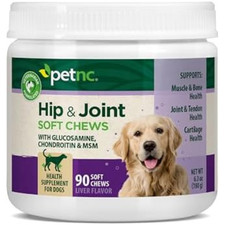 90 Chews Dog Hip and Joint Support Glucosamine Chondroitin MSM Supplement USA