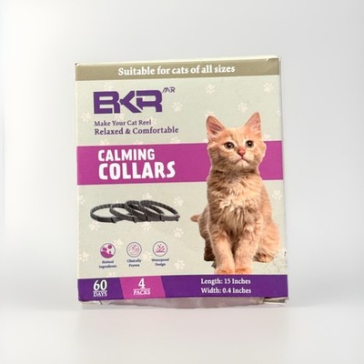 BKR Calming Collars For Cats Of All Sizes 4 Collars NEW