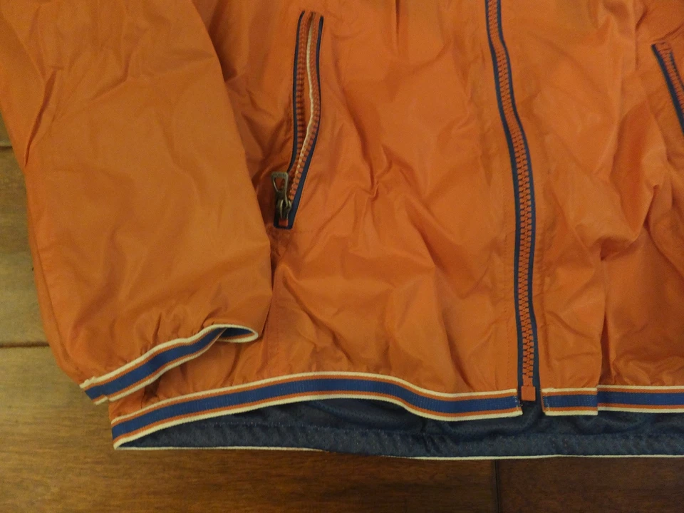 GEOX Jacket Full Zip Front Water Repellent Rain Hood Zip Pocket $95 Youth L 14 - Image 2 of 4