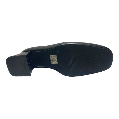 SCARPE DECOLTE SANDALO TACCO DONNA RAME MINDY 01 PELLE NERO ORIGINALE PE 2024 - Picture 6 of 6