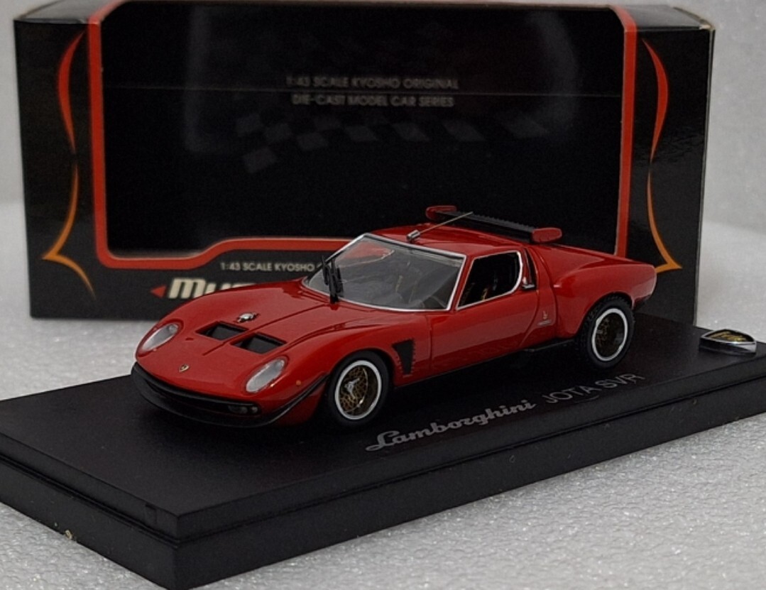 売れ筋介護用品も! 1970 SVR JOTA Lamborghini 1) Red 03201R Kyosho 1:43 乗用車