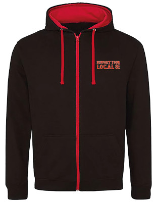 81 Support HOODIE  SUPPORT YOUR LOCAL 81  - BIG RED MACHINE SAARBRUECKEN 